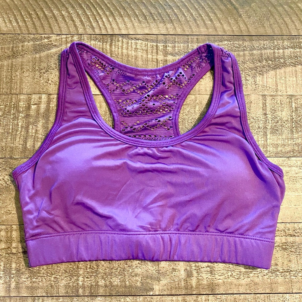 ZYIA ACTIVE PURPLE BOMBER BRA 💜